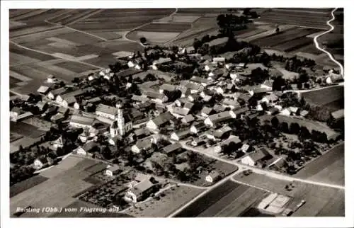 Ak Raisting Oberbayern, Fliegeraufnahme