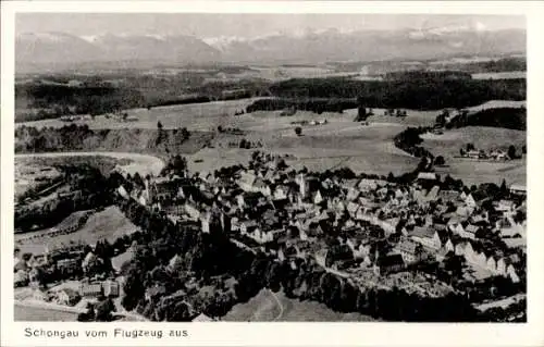 Ak Schongau in Oberbayern, Fliegeraufnahme