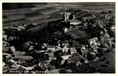 Ak Petersberg in Hessen, Fliegeraufnahme