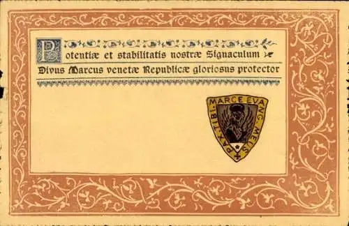 Präge Litho Venezia Venedig Veneto, Potentiae et stabilitatis