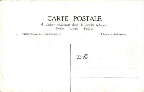 Ak Paris-Madrid 1911, monoplan Train apres la catastrophe