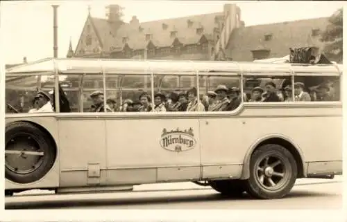 Foto Ak Nürnberg in Mittelfranken Bayern, Stadtrundfahrt, Autobus