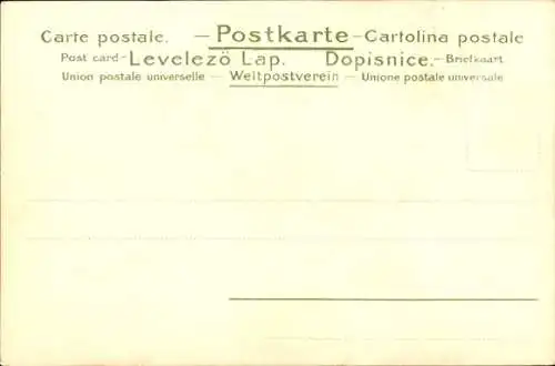 Jugendstil Litho Frauenportrait, Marmor