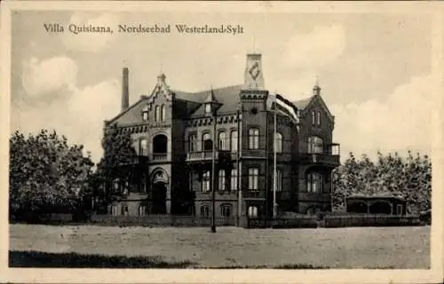 Ak Westerland auf Sylt, Villa Quisisana