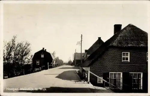 Ak Wijk und Aalburg Nordbrabant, Hoogen Maasdijk