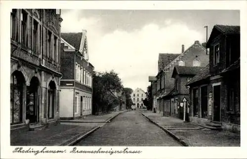 Ak Thedinghausen Niedersachsen, Braunschweiger Straße