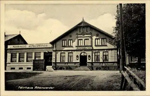 Ak Hamburg Harburg Altenwerder, Fährhaus