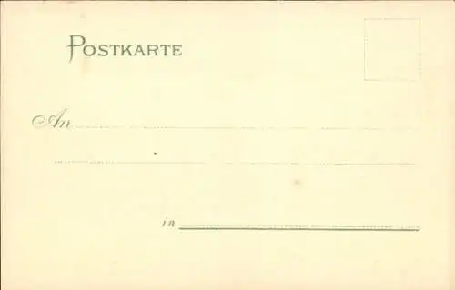 Litho Hamburg Nord Fuhlsbüttel, Landhaus Zum grünen Jäger