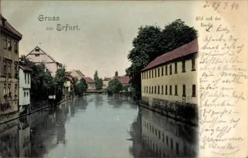 Ak Erfurt in Thüringen, Blick nach dem Venedig