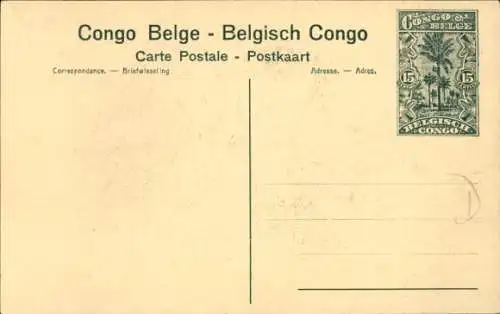 Ganzsachen Ak Belgisch Kongo Demokratische Republik Kongo Zaire, Elenantilope