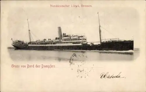 Ak Dampfer, Norddeutscher Lloyd