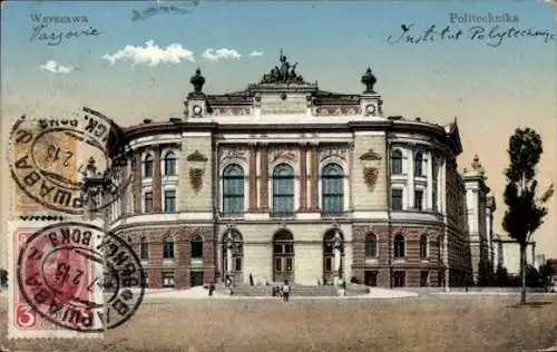 Ak Warszawa Warschau Polen, Politechnika