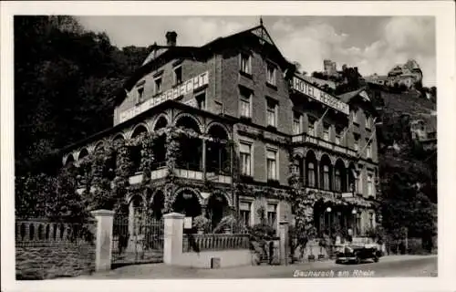 Ak Bacharach am Rhein, Hotel Herbrecht