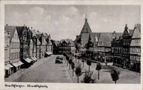 Ak Stadthagen in Niedersachsen, Marktplatz