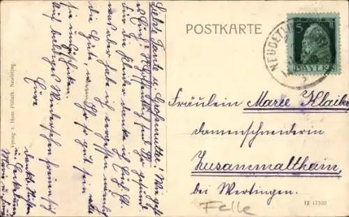 Ak Neuötting am Inn Oberbayern, Totalansicht