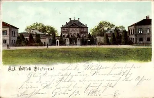 Ak Fürstenried München Bayern, Kgl. Schloss