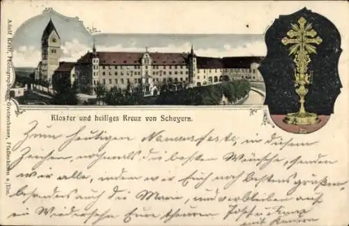 Ak Scheyern in Oberbayern, Kloster und heiliges Kreuz