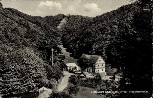 Ak Roßbach Rossbach an der Wied, Neschermühle