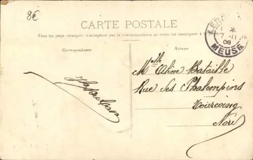 Ak Lerouville Lothringen Meuse, Deversoir du canal a la Meuse