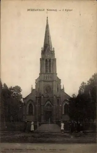 Ak Bernaville, Kirche