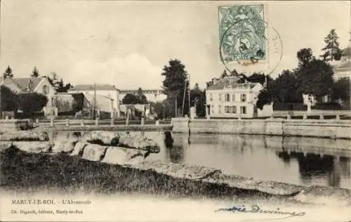 Ak Marly le Roi Yvelines, L'Abreuvoir