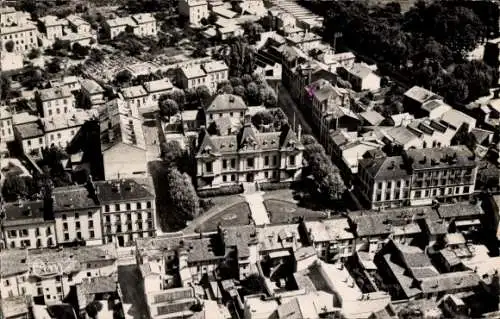 Ak Oullins Lyon Rhône, Panorama, Rathaus