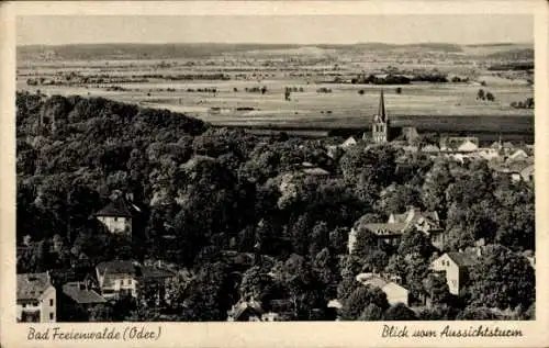 Ak Bad Freienwalde an der Oder, Blick vom Aussichtsturm