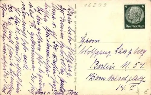 Ak Bad Freienwalde an der Oder, Blick vom Aussichtsturm