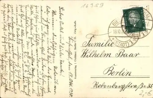 Ak Biesenthal in der Mark, Samith-See, Teilansicht, Kurhaus