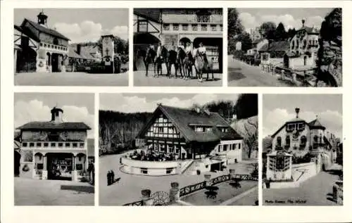 Ak Fischbach Kelkheim im Taunus, Hofgut Rettershof, Reitschule, Kaffee zum fröhlichen Landmann