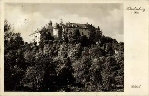 Ak Bad Blankenburg in Thüringen, Schloss