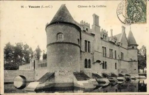 Ak Vouzon Loir et Cher, Chateau de La Grilliere