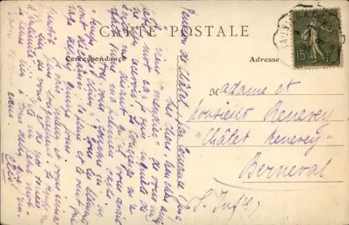 Ak Chatel le Couvent Jura, Kirche, Innenansicht