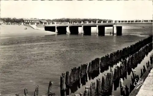 Ak Mimizan Landes, Nouveau Pont