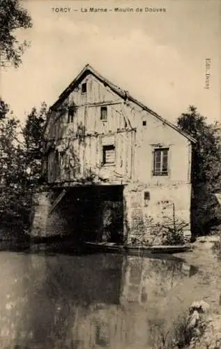 Ak Torcy Seine et Marne, Marne, Moulin de Douves