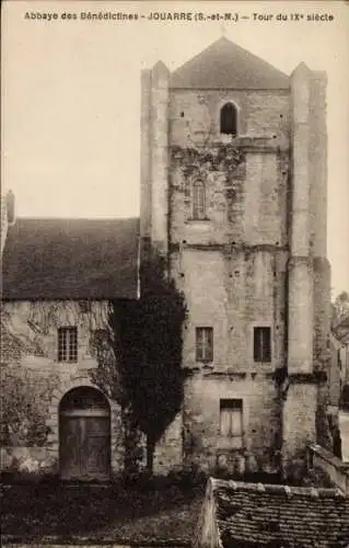 Ak Jouarre Seine et Marne, Benediktinerabtei