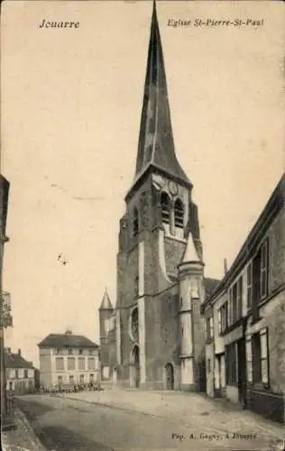 Ak Jouarre Seine et Marne, Kirche St Pierre St Paul