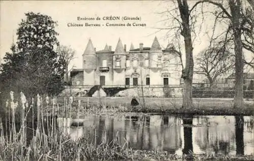 Ak Cursan Gironde, Chateau Barreau