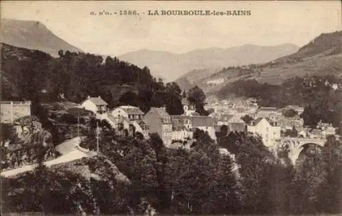 Ak La Bourboule Puy-de-Dôme, Vue generale