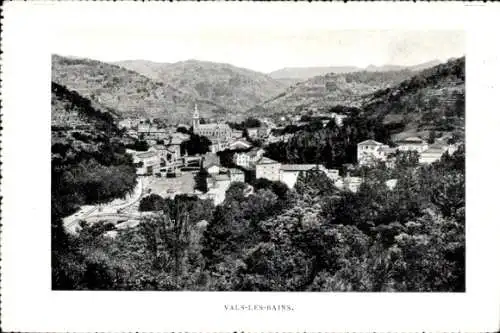 Ak Vals les Bains Ardeche, Vue Generale