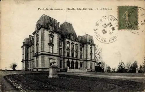 Ak Montfort le Rotrou Sarthe, Schloss