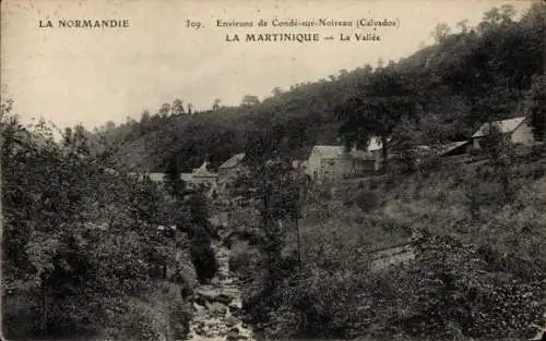 Ak Condé sur Noireau Calvados, La Martinique, La Vallee