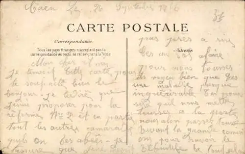 Ak Condé sur Noireau Calvados, La Martinique, La Vallee