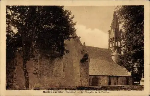 Ak Moëlan sur Mer Finistère, La Chapelle de Saint Philibert