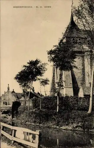 Ak Scherpenisse Zeeland, N. H. Kirche