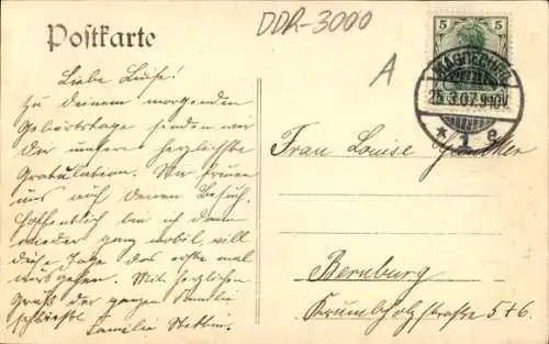 Ak Magdeburg an der Elbe, Luisengarten