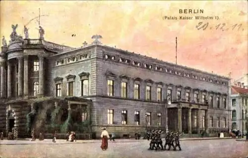 Künstler Ak Berlin Mitte, Palais Kaiser Wilhelm I.