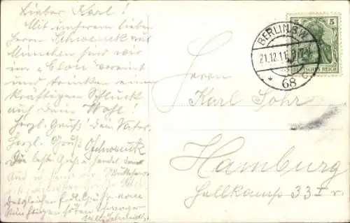 Künstler Ak Berlin Mitte, Palais Kaiser Wilhelm I.