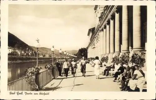 Ak Bad Ems an der Lahn, Kurhaus, Promenade