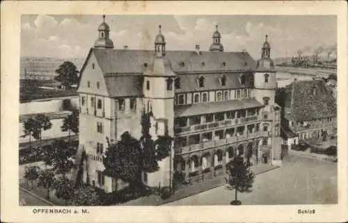 Ak Offenbach am Main Hessen, Schloss